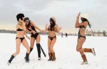 Bikinis in winter!